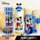 迪士尼（Disney）兒童保溫杯帶500ml吸管雙飲316水壺幼兒園男女專(zhuān)用杯子10640-3