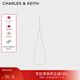 CHARLES&KEITH可調(diào)節(jié)12生肖DIY定制項(xiàng)鏈生日禮物CK5-22120315 Rose Gold玫瑰金色