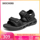 斯凱奇（Skechers）涼鞋男士秋季軟底緩震運動(dòng)涼拖鞋外穿百搭沙灘鞋溯溪鞋210647