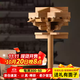 晚峰應縣木塔斗拱中國古建筑模型隼牟榫卯積木玩具結構拼裝拼搭建實(shí)木 應縣木塔外檐副階轉角