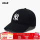 MLB帽子男女軟頂棒球帽虞書(shū)欣明星同款運動(dòng)鴨舌帽3ACP6601N-50BKS-F