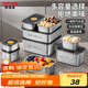 泰福高（TAFUCO）不銹鋼保鮮盒316L食品級飯盒密封便當收納餐盒冰箱分裝帶蓋T5381