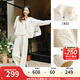 安踏遛彎套裝丨休閑立領(lǐng)運動(dòng)服女款夏季寬松慵懶風(fēng)針織開(kāi)衫闊腿褲外套 【春季新款-寬松版】微蛋白-3 XL /女175