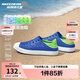 Skechers斯凱奇童鞋男童夏季透氣一腳套網(wǎng)速休閑涼鞋洞洞鞋91995L