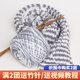 織圍巾毛線(xiàn)團diy手工編織圍巾粗線(xiàn)8股情人棉毛線(xiàn)球自織圍脖毛衣送男女朋友 36灰白花+運費險