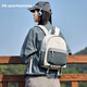 Mr.ace Homme輕便戶(hù)外旅行背包女防水徒步登山雙肩包大學(xué)生電腦書(shū)包微風(fēng)藍小款