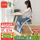 八九間P4電腦辦公折疊轉椅小家用滑輪靠背人體工學(xué)學(xué)習座椅宿舍久坐