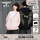 BOY LONDON【燦若繁星】秋情侶外套重工連帽開(kāi)衫衛(wèi)衣N06904 黑色七彩翅膀 S