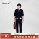 GANT【亞洲版型】甘特春季新款男士長(cháng)褲時(shí)尚微彈純色通勤休閑褲 410海藍色 33 32