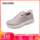 斯凱奇（Skechers）閃穿鞋女鞋秋季輕便一腳蹬健步鞋舒適軟底休閑運動(dòng)跑鞋124836