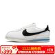 耐克（NIKE）女子休閑鞋 CORTEZ 運動(dòng)鞋 DN1791-100白黑藍 36.5