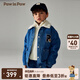 PawinPaw【一衣三穿】卡通小熊童裝冬男童加絨內(nèi)膽牛仔夾克 Indigo牛仔藍(lán)色/55 110 cm