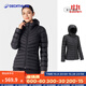 迪卡儂（DECATHLON）羽絨服冬戶(hù)外加厚長(cháng)款連帽運動(dòng)短款羽絨服內膽外套輕薄排骨MT500 女款經(jīng)典黑 M