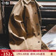 馬登工裝美式復(fù)古重磅夾克男巴黎扣vintage翻領(lǐng)男士外套春秋薄款 咖啡色 【寬松/休閑風(fēng)/衣服男裝】 XL