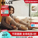 百麗（Belle）復古厚底增高勃肯鞋女2025冬新商場(chǎng)款加毛保暖毛單鞋E6D1DDM5預售 棕色 37