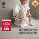 babycare馬桶坐便器蹲便器兒童馬桶仿真馬桶坐便圈2-6歲寶寶便盆溫特綠