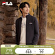 FILA 斐樂(lè )官方男子外套2025秋冬時(shí)尚基礎休閑通勤立領(lǐng)針織上衣
