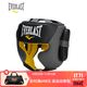 EVERLAST 全防護格斗自由搏擊散打護具訓練裝備牛皮拳擊頭盔護頭 L/XL