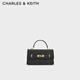 CHARLES&KEITH腰帶式手提小方包凱莉包新年生日禮物送女友CK2-50782678 Black黑色 S