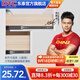 DTC東 泰抽屜軌道滑軌三節軌阻尼緩沖走珠導軌45mm 三節阻尼緩沖靜音軌道-電泳黑鋼 18寸-450mm（一副2條裝）
