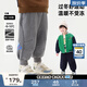 馬·拉?。∕.Latin）/童裝兒童褲子冬新款男小童印花立體褶造型針織長褲 藏青 110 cm