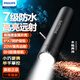 飛利浦（PHILIPS）金屬手電筒強光遠(yuǎn)射超長續(xù)航充電便攜家用戶外應(yīng)急燈SFL2202/93