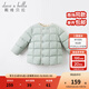 戴維貝拉（DAVE＆BELLA）童裝女童羽絨內膽男童羽絨服兒童冬裝90絨保暖衣服幼兒寶寶上衣 灰綠【DB15316】 100 cm（建議身高90-100cm）