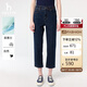 哈吉斯（HAZZYS）女裝直筒褲PHIZ仔褲ATDSP0CAX01 深藏青色DN 40(160/72A40)