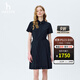 哈吉斯（HAZZYS）女裝 2025夏季新款女士【涼感】運動(dòng)風(fēng)連衣裙女AQWSC0CBC11 藏青色NV L (165/88A 40)