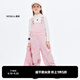 little MO&Co.親子裝 童裝春秋裝女童背帶褲粉色女孩連體褲長(cháng)褲兒童 柔粉色 120