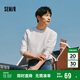 森馬（Semir）長(zhǎng)袖T恤男純棉2025春季打底上衣純色基礎(chǔ)百搭情侶款109925101201