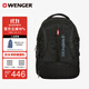 威戈（WENGER）瑞士軍刀16英寸筆記本電腦包商務(wù)雙肩包背包書(shū)包出差男女黑色