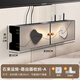 金畫(huà)板石來(lái)運轉wifi路由器收納盒壁掛式免打孔遮擋線(xiàn)神器電視機頂盒子 石來(lái)運轉-A-【長(cháng)80寬12高20cm】不擋信號