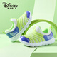 迪士尼（Disney）春夏新款男童戶(hù)外耐磨透氣舒適毛毛蟲(chóng)室內女童一腳蹬時(shí)尚兒童鞋 紫蘭/米色 30 碼內長(cháng)19.3cm，適合腳長(cháng)18.3cm