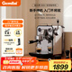 格米萊（GEMILAI）貓頭鷹G3006家用半自動(dòng)咖啡機辦公室奶泡機美式意式咖啡機 水鏡銀