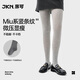 JKN豎條紋灰色連褲襪【微壓顯瘦】miu系提臀不掉檔顯瘦外穿打底褲