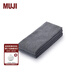 MUJI 棉絨 2條裝 長(cháng)毛巾 洗臉巾純棉 擦臉巾 面巾 JJAE4A5S 炭灰色 2條