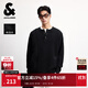 杰克·瓊斯（JACK&JONES）男裝25年秋冬季毛衣男士慵懶風(fēng)寬松休閑亨利領(lǐng)針織復古提花打底衫 E40黑色 常規 預售11月5日發(fā)貨 M （175）