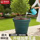 愛(ài)麗思（IRIS）特大號圓形花盆種樹(shù)庭院超大加厚大盆景樹(shù)木無(wú)花果藍莓果樹(shù)種植盆 20號綠色 約80L(口徑60cm)