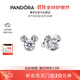 潘多拉（PANDORA）迪士尼系列米奇和米妮閃耀耳釘925銀可愛(ài)童話(huà)生日禮物送女友