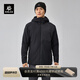KAILAS凱樂石男款A(yù)C80棉服PRIMALOFT保暖戶外登山P棉防風(fēng)夾克 礦石黑 L