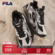 FILA 韓素希女神同款|斐樂(lè )女鞋芭蕾鞋老爹鞋運動(dòng)鞋德訓鞋卵石鞋 南極灰/黑-BA 36