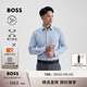 BOSS博斯【婚禮紀】【機能通勤系列彈力舒適】 男易打理商務(wù)襯衫 450-藍色 L