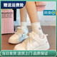 回力四季【廠(chǎng)牌】回力原創(chuàng  )kt貓女厚底運動(dòng)休閑鞋百搭初中生板鞋 米粉色 39 245mm