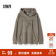森馬（Semir）史努比系列衛衣女中長(cháng)款假兩件圖案冬oversize搖粒絨101724116019