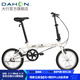 大行（DAHON）KT610折疊自行車(chē)16英寸單速男女學(xué)生上班上學(xué)城市通勤單車(chē) 白色