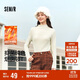 森馬（Semir）長(cháng)袖T恤女冬半高領(lǐng)發(fā)熱抑菌純色修身上衣顯瘦打底衫101724101005