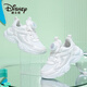 迪士尼（Disney）兒童跑步鞋男女童春秋戶(hù)外小白鞋中大童透氣運動(dòng)鞋 白色  30 