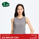 松山棉店商場(chǎng)同款二合一帶胸墊黑白條紋背心女新款基礎款內搭舒適背心春夏 灰白條 M （推薦95-110斤）
