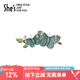 She's茜子發(fā)飾斑斕蝶夢(mèng)刺繡蝴蝶橫夾馬尾盤(pán)發(fā)發(fā)夾發(fā)卡教師節禮物送老師